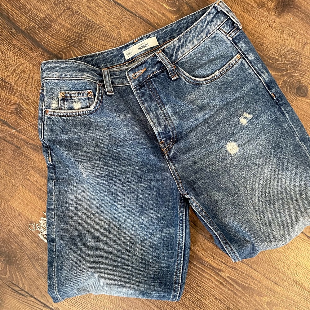 Top shop Hayden Moto Distressed Jeans